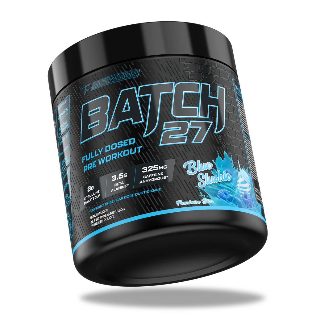 TC Nutrition Batch 27 Pre-Workout (Blue Slushie)