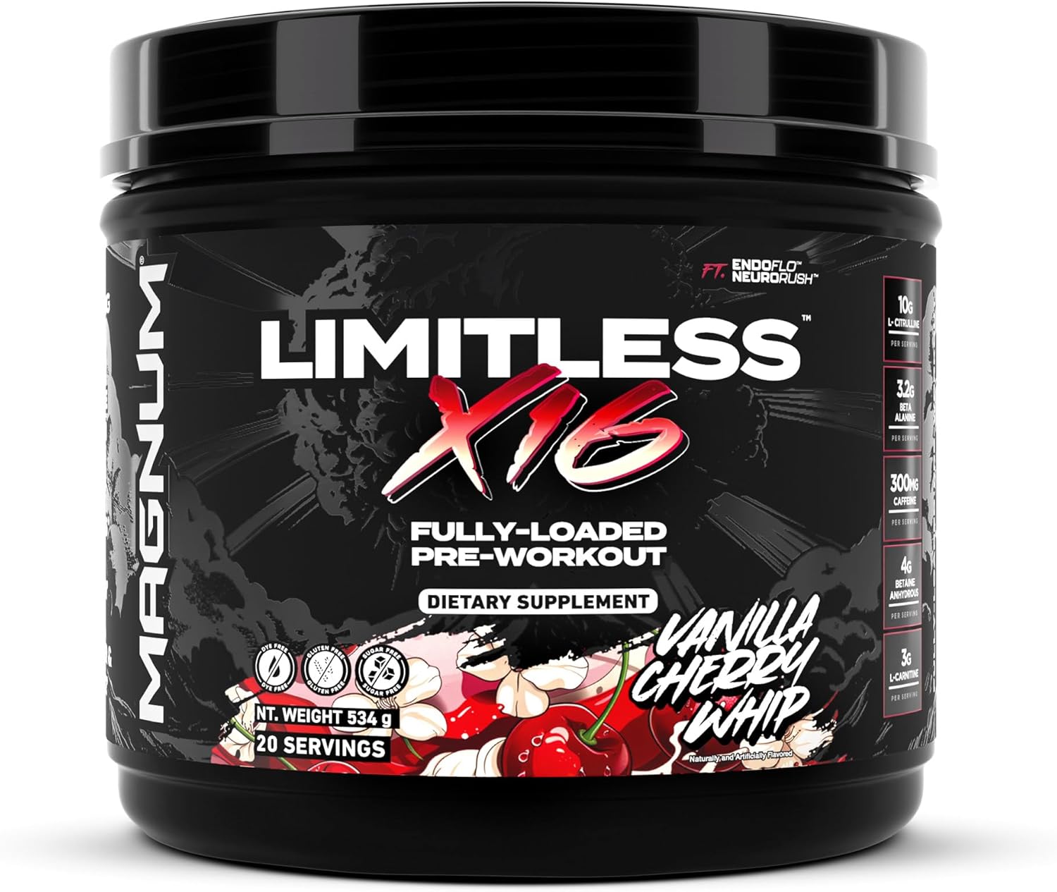 Magnum Limitless X16 (Vanilla Cherry Whip)