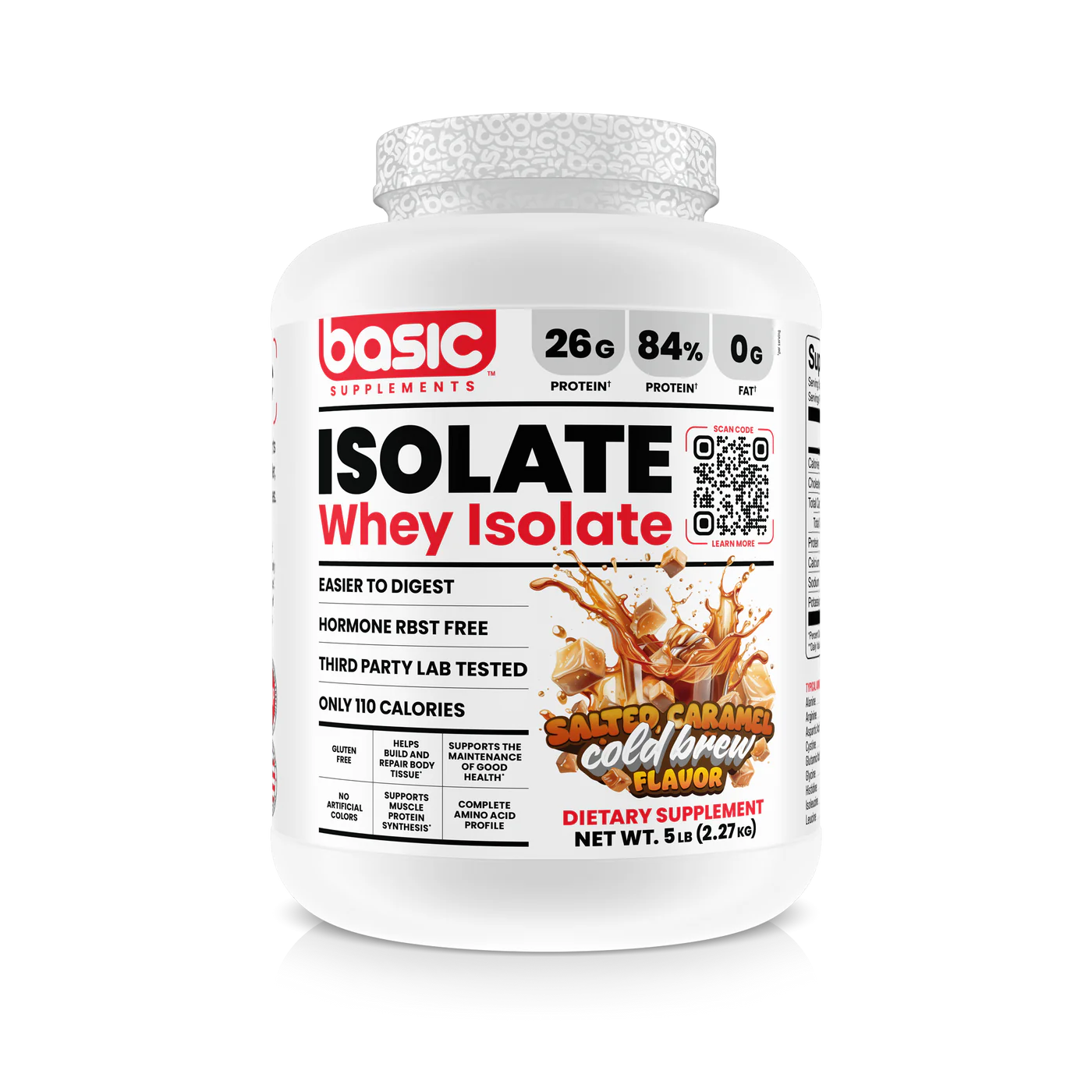 Basic Supplements Whey Isolate (Salted Caramel Cold Brew)