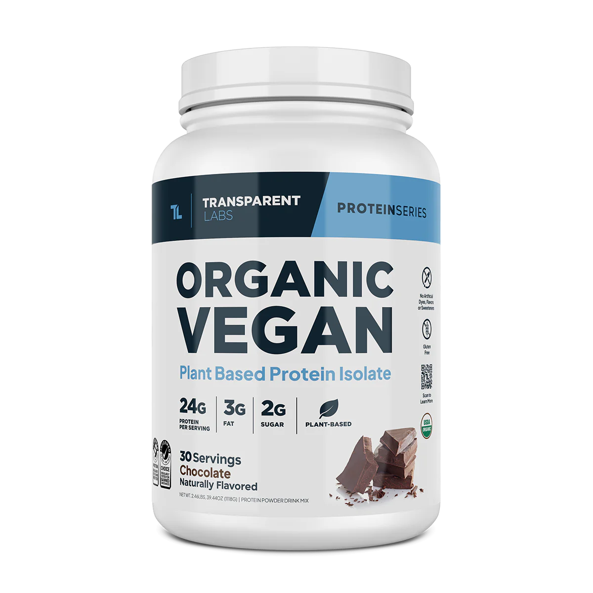 Transparent Labs Organic Vegan 2lbs (Chocolate)