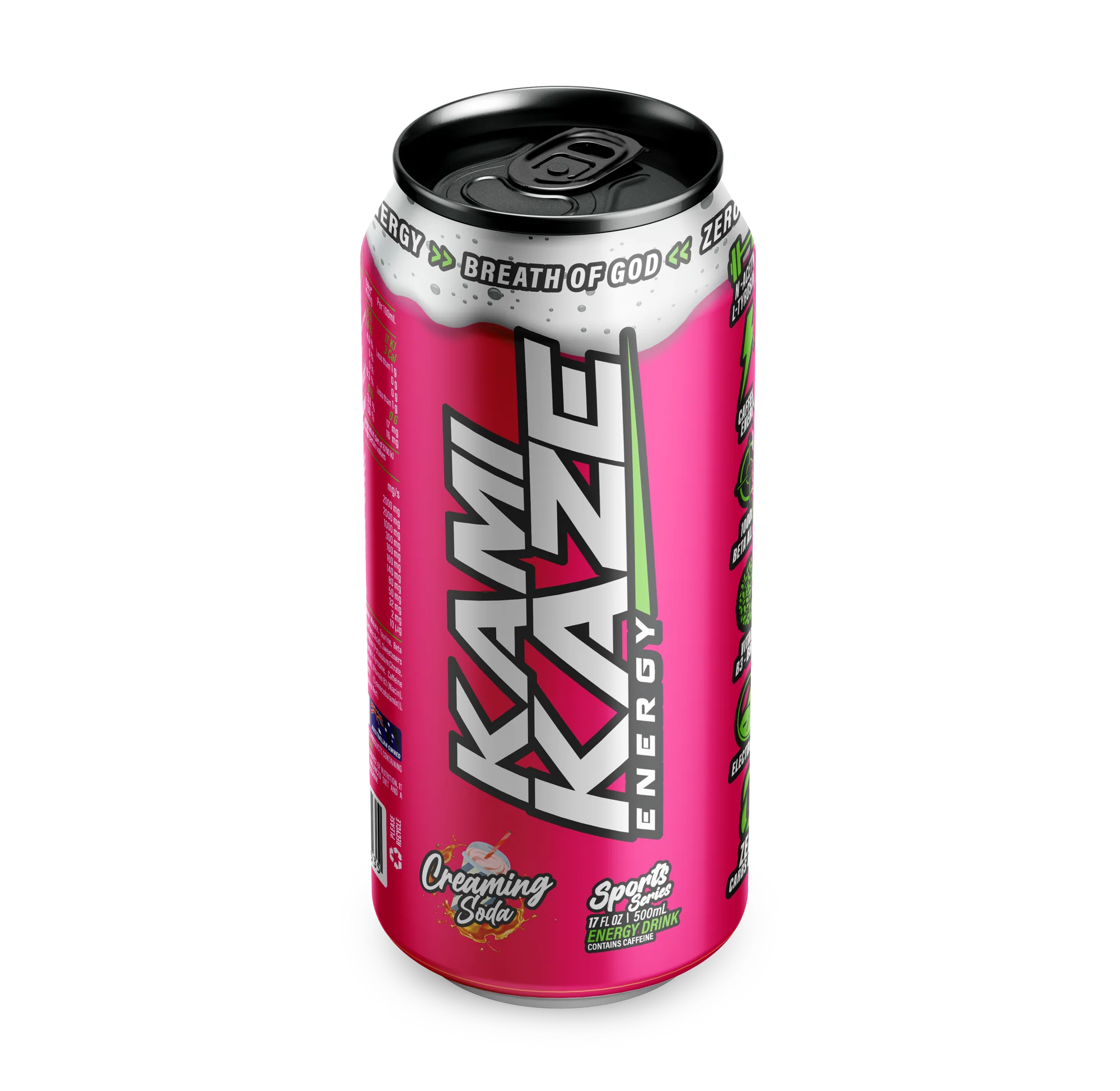 Kamikaze Energy Creaming Soda