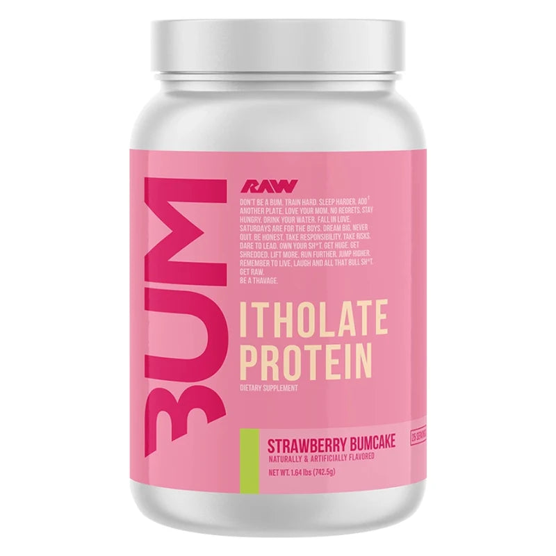 RAW CBUM Itholate Protein Powder (Strawberry Bumcake)