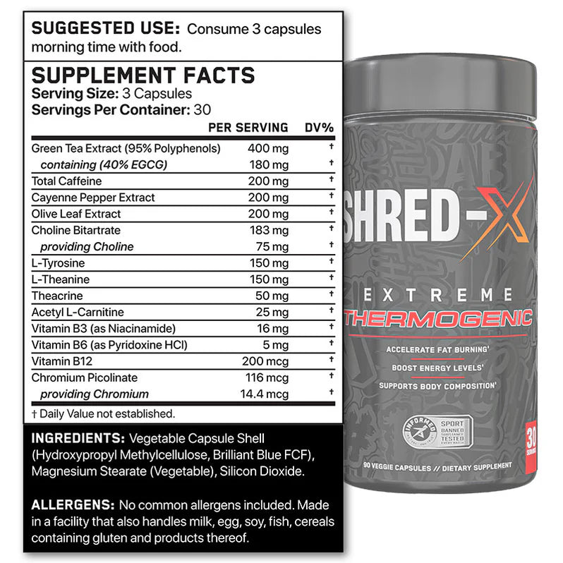 ABE Ultimate Fat Burner Shred-X 90 caps