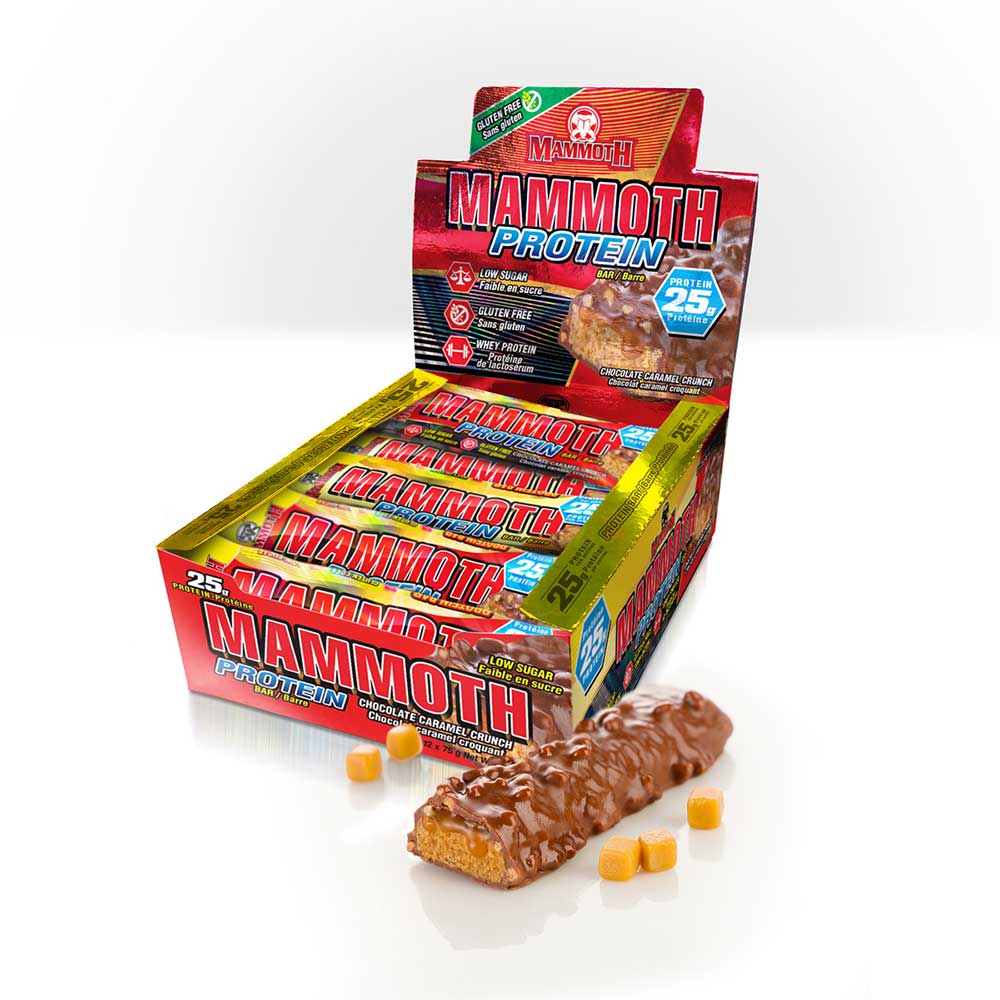 Mammoth Supplements Protein Bars (Chocolate Caramel Crunch)