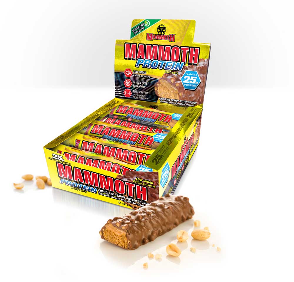 Mammoth Supplements Protein Bars (Chocolate Peanut Butter Crunch)